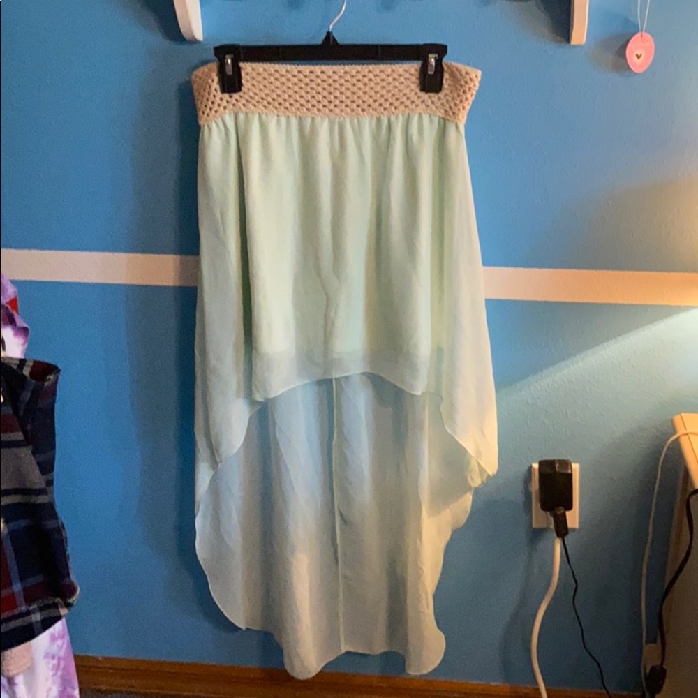 Cute Light Green Skirt